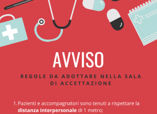 Coronavirus. 5 semplici regole da adottare nella sala di accettazione