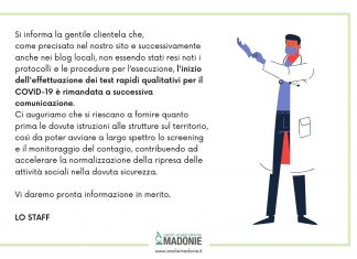 Avviso test rapidi qualitativi COVID-19